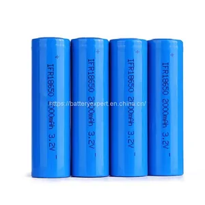 Rechargeable Lithium Iron Phosphate Battery 3.2V 1500mAh 2000mAh 18650 Cylindrical LiFePO4 Battery Cell thumbnail-1