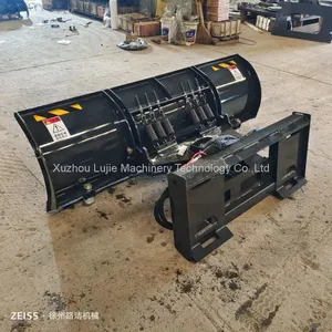 Chinese Skid Loader Snow Plow Attachments for Bobcat Skid Steer thumbnail-1