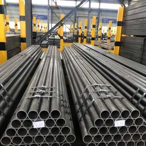 Q355B Welded round Steel Pipe 89*6 6M Heat Treatment Hollow Section Welded Tube thumbnail-2