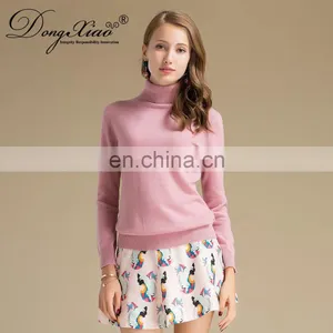 Erdos High Quality Turtleneck 12gg Basic Thickness Cashmere Sweater for Women thumbnail-1