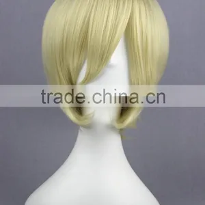 High Quality 35cm Short Straight Black Butler Wig Alois Trancy Beige Synthetic Anime Wig Cosplay Costume Hair Wig Party Wig Quality Choice thumbnail-3
