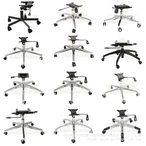 New 4 Star Aluminum Chair Base Swivel Chair Leg Revolving Chair Base thumbnail-3