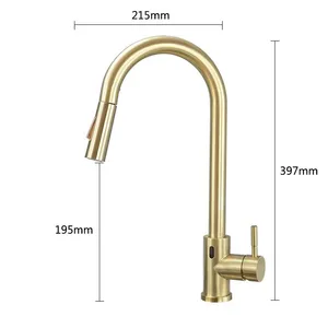 Automatic Induction Kitchen Pull-out Faucet thumbnail-4