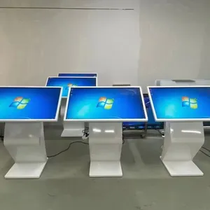Digital Signage Kiosk Display Black Interactive Panel 32 43 55inch LCD Shopping Mall All in One Advertising Touch Screen Kiosk thumbnail-5