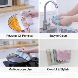 Household Cleaning Cloth Absorbent and Lint-free thumbnail-4