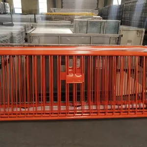 Powder-coated Galvanized Mobile Folding Safety Fence for Pedestrian Crowd Control, Events, Concerts, and Other Events. thumbnail-5