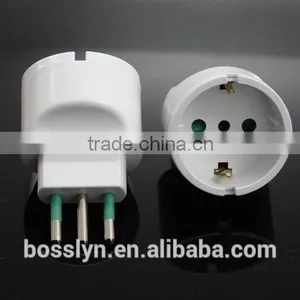 Germany European to Italy Chile Power Plug Adapter Travel Converter Vacation thumbnail-3