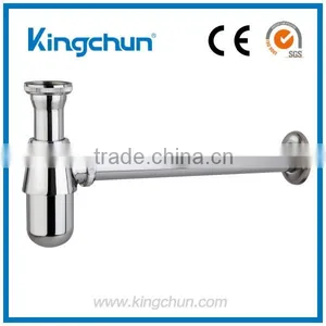New Sanitary Ware Basin Accessories Bottle Trap Chrome Plated Brass Waste Sink Siphon(J281-A) thumbnail-1