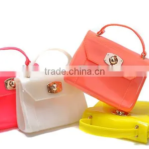 Silicone Cosmetic Bag Jelly Womens Purses/colorful Wallets Lady Bag thumbnail-1