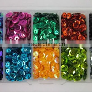 5000pcs Mixed Colors Round 5mm Loose Sequins Sewing Bridal Crafts thumbnail-1