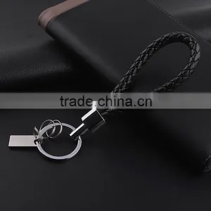 High-grade Leather Key Ring Beautifully Creative Rope Car Leather Strap Key Chain thumbnail-2