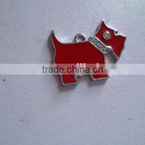 Metal Jewelry Zinc Alloy Customized Shape Animal Dog Shape Pendant thumbnail-1