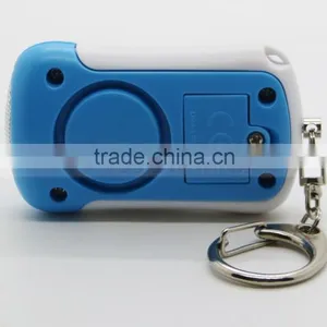 Mini Girl Personal Safe Alarm Keychain Lanyard Torch Portable Flashlight thumbnail-5