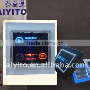 TAIYITO TDXE4404S Home Automation Two Way Touch Screen Switch /remote Control Switch/wall Switch thumbnail-1