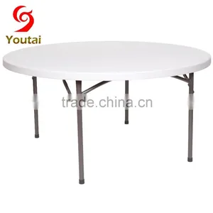 Blow Molding White Folding Plastic Banquet Table PT-03 thumbnail-2