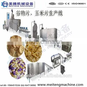 Automatic Corn Flakes/Breakfast Cereals Machine/Extruder/Processing Lines thumbnail-1