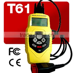 CAN OBD2/EOBD Universal Vehicle Auto Diagnostic Tool /scanner T61 -multilingual ,review Datastream thumbnail-1
