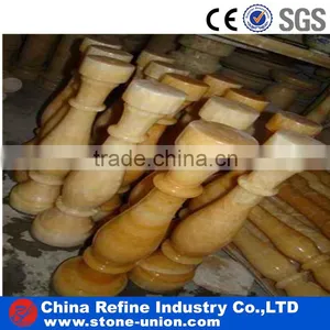 Yellow Marble Spiral Column thumbnail-6