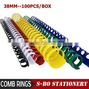 38mmPlastic Comb Ring Bookbinding Ring thumbnail-1