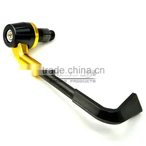 BJ-LG-003 High Quality Gold 7/8" 22mm CNC Bent Motorcycle Brake Lever Guard thumbnail-5