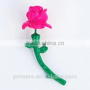 Vintage Stereo Rose Earrings Paint Piercing Stud Earrings Punjabi thumbnail-2