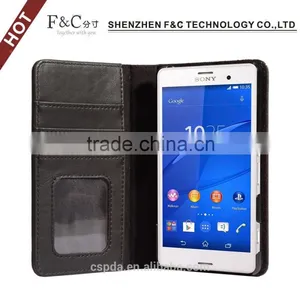 5.2 Inch Stand Folio Premium Wallet Case for Sony Xperia Z4 Compact Phone thumbnail-3