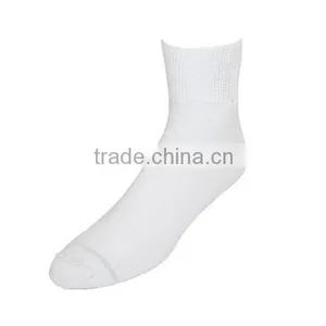 Mens Cotton Medical Quarter Support Extra Wide Diabetic Socks thumbnail-1
