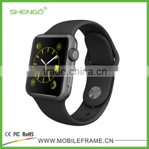 SHENGO Wholesale Cheap Silicone Watch Band for Apple Watch thumbnail-1