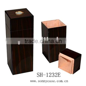 Wooden Ebony Case Cigar For Storage thumbnail-1
