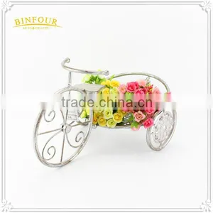 Antique Silver Iron Powder Coated Garden Planter thumbnail-1