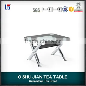 Modern Bent Glass Coffee Table SJ108S thumbnail-1