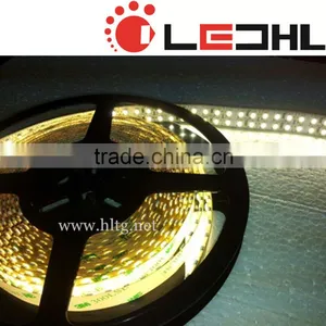 SMD 3528 240LEDs/M 1200LEDs LED Strip Double Rows 14mm DC12V or DC24V Project Flexible Led Strip 2 Years Warranty thumbnail-3