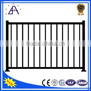 High Style Modestly Priced Silver Anodized Aluminum Fence Post thumbnail-5