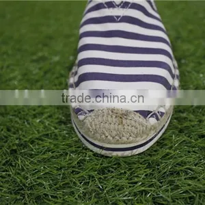 Purple Stripes Fashion Women Men Canvas Shoes thumbnail-6