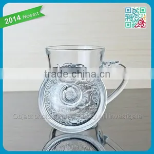 Glass Coffee Cup Clear Coffee Cup With Lid thumbnail-4