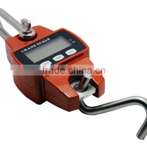 Chinese Manufacturer High Quality Mini Portable Crane Scale 300kg 0.1kg LCD Digital Electronic Hook Hanging Scale thumbnail-1