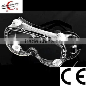 2016 Cheap Medical Safety Goggles Surgical CE Standard Safety Goggles Wide Vision Surgical & Working PVC Safety Goggles for Sale thumbnail-2