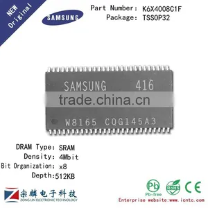 Genuine Original K6X4008C1F TSSOP32 512K X8bit SRAM Flash Memory RAM thumbnail-1