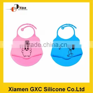 Inovation Manufacturer Silicone Waterproof Baby Bib thumbnail-1