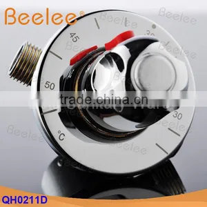 DN15(G1/2) Brass Thermostatic Mixing Valve,Adjust the Mixing Water Temperature Thermostatic Mixer thumbnail-3