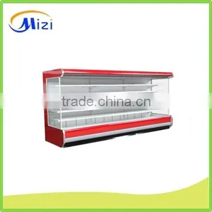 Transparent Freezer Showcase Ice Cream Cool Drink Glass Door Freezer Showcase Store Fruits&vegetables&meats thumbnail-1