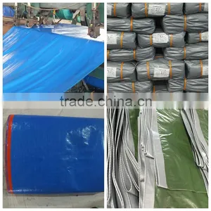 Heavy Duty PVC Material Coated Polyester Tarpaulin Fabric Tarp Factories thumbnail-5