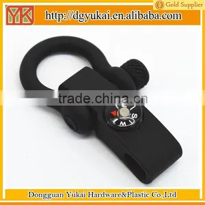 Yukai High Quality Black 5mm Shackle With Compass thumbnail-1