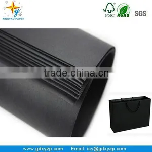 High Stiffness Black Board Paper Black Carboard for Files and Book Cover Box thumbnail-1