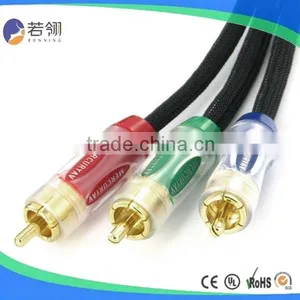 3 Rca to 3rca Audio Cable UL CE ROHS thumbnail-1