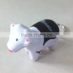 PU Cow Stress Keychains thumbnail-5
