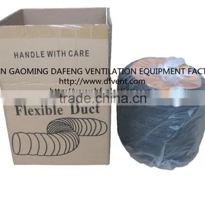 200mm x 5m PVC Orange Flexible Air Ducting and 200mm 220V/50/60Hz Axial Ventilator Fan thumbnail-4
