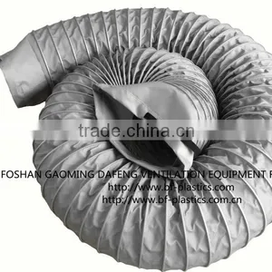 Grey Heat Resistant Flex Air Heater Duct thumbnail-1