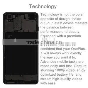 Cheap Original OnePlus X 5.0 Inch OLED Screen Oxygen Mobile Phone Snapdragon 801 Quad Core 2.3GHz Smartphone FDD-LTE Cellphone thumbnail-2