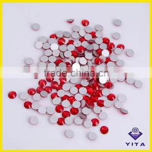 Shining Round Shaped Glass Crystal Strass for Latest Dress Designs thumbnail-1